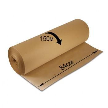 Крафт-бумага в рулоне, 840 мм x 150 м, плотность 78 г/м2, Марка А (Коммунар), BRAUBERG, 440147 - Премиум Сервис