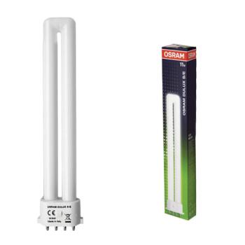 Лампа люминесцентная OSRAM DULUX S/E 11W/21-840, 11 Вт, U-образная, холодный белый свет, цоколь 2G7 - Премиум Сервис