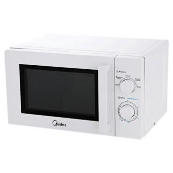 Микроволновая печь MIDEA MM720CY6-W объем 20 л, мощность 700 Вт, механическое управление, белая - Премиум Сервис