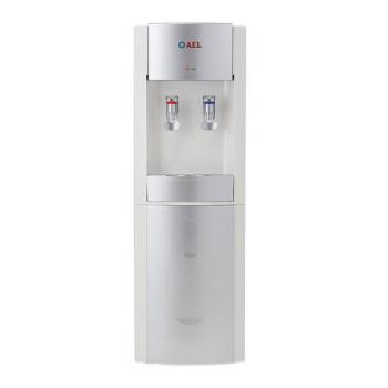 Кулер для воды LD-AEL-28c, напольный, НАГРЕВ/ОХЛАЖДЕНИЕ ЭЛЕКТРОННОЕ, шкафчик 10 л, 2 крана, белый/серебристый, 00257 - Премиум Сервис