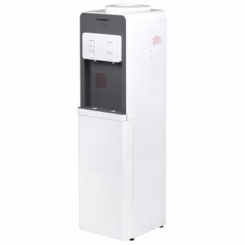Кулер для воды SONNEN FSC-02BA, напольный, НАГРЕВ/ОХЛАЖДЕНИЕ КОМПРЕССОР, шкаф, 2 крана, серый, 455416 - Премиум Сервис