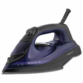 Утюг SCARLETT SC-SI30K57, 2400 Вт, керамическое покрытие, автоотключение, самоочистка, антикапля, антинакипь, фиолетовый - Премиум Сервис