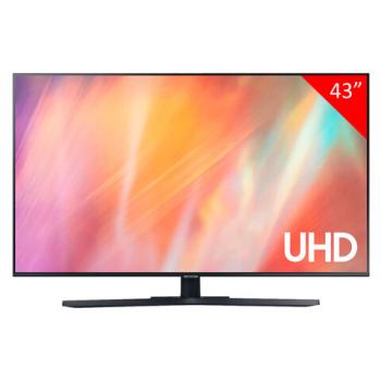 Телевизор SAMSUNG UE43AU7500UXRU, 43" (109 см), 3840x2160, 4K, 16:9, SmartTV, WiFi, Bluetooth, черный - Премиум Сервис