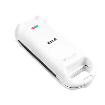 Электровафельница для бельгийских вафель KITFORT КТ-1643, 700 Вт, белая - Премиум Сервис