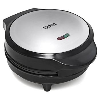 Электровафельница для тонких вафель KITFORT КТ-1617, 640 Вт, черная - Премиум Сервис