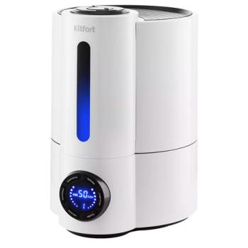 Увлажнитель KITFORT КТ-2801, объем бака 3,5 л, 26 Вт, арома-контейнер, ионизация, белый - Премиум Сервис