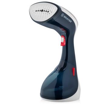 Отпариватель ручной BRAYER BR4123, 1630 Вт, 25 г/мин, резервуар 0,27 л, 1 режим, синий/белый - Премиум Сервис