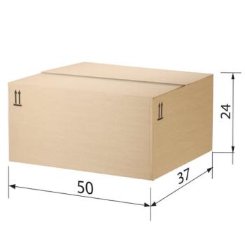 Гофроящик, длина 500 х ширина 370 х высота 240 мм, марка Т22, профиль В, FEFCO 0202 / ГОСТ, исполнение Б, 503210 - Премиум Сервис