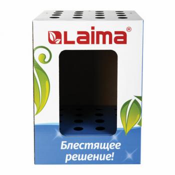 Дисплей для швабр напольный LAIMA, 50х37х37 см, 16 отверстий, картон, 504998 - Премиум Сервис
