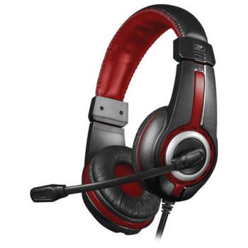 Наушники с микрофоном (гарнитура) DEFENDER Warhead G-185, проводные, 2 м, стерео, чёрно-красные, 64106 - Премиум Сервис