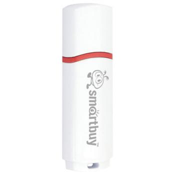 Флеш-диск 8 GB, SMARTBUY Crown, USB 2.0, белый, SB8GBCRW-W - Премиум Сервис