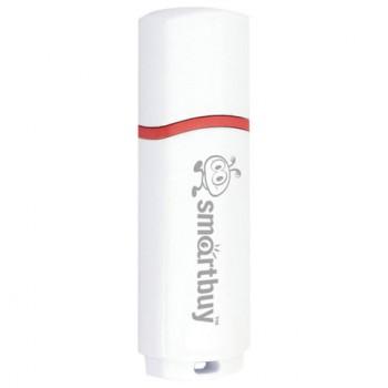 Флеш-диск 8 GB, SMARTBUY Crown, USB 2.0, белый, SB8GBCRW-W - Премиум Сервис