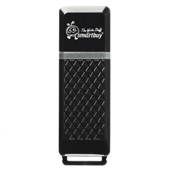 Флеш-диск 8 GB, SMARTBUY Quartz, USB 2.0, черный, SB8GBQZ-K - Премиум Сервис