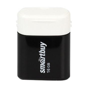 Флеш-диск 16 GB, SMARTBUY Lara, USB 2.0, черный, SB16GBLARA-K - Премиум Сервис