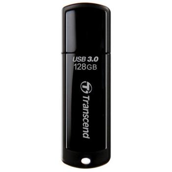 Флеш-диск 128 GB TRANSCEND Jetflash 700 USB 3.0, черный, TS128GJF700 - Премиум Сервис