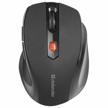 Мышь беспроводная DEFENDER Ultra MM-315, USB, 5 кнопок + 1 колесо-кнопка, оптическая, черная, 52315 - Премиум Сервис