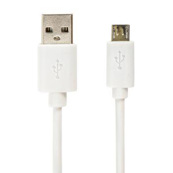 Кабель белый USB 2.0-micro USB, 1 м, SONNEN, медь, для передачи данных и зарядки, 513557 - Премиум Сервис