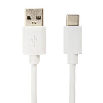 Кабель USB2.0 – Type-C, 1 м, SONNEN, медь, для передачи данных и зарядки, белый, 513558 - Премиум Сервис