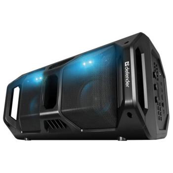 Колонка портативная DEFENDER Rage, 2.0, 50 Вт, Bluetooth, FM-тюнер, microSD, чёрная, 65109 - Премиум Сервис