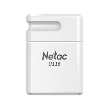 Флеш-диск 16 GB NETAC U116, USB 2.0, белый, NT03U116N-016G-20WH - Премиум Сервис