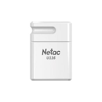 Флеш-диск 64 GB NETAC U116, USB 2.0, белый, NT03U116N-064G-20WH - Премиум Сервис