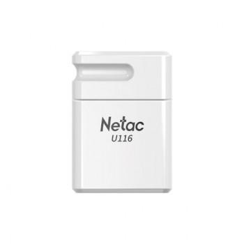 Флеш-диск 64 GB NETAC U116, USB 2.0, белый, NT03U116N-064G-20WH - Премиум Сервис