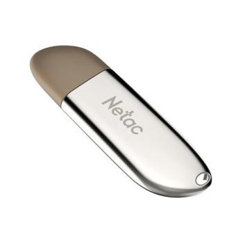 Флеш-диск 32 GB NETAC U352, USB 2.0, металлический корпус, серебристый, NT03U352N-032G-20PN - Премиум Сервис