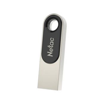 Флеш-диск 16 GB NETAC U278, USB 2.0, металлический корпус, серебристый/черный, NT03U278N-016G-20PN - Премиум Сервис
