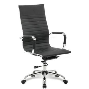 Кресло офисное BRABIX "Energy EX-509", экокожа, хром, черное, 530862 - Премиум Сервис