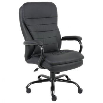 Кресло офисное BRABIX PREMIUM "Heavy Duty HD-001", усиленное, НАГРУЗКА до 200 кг, экокожа, 531015 - Премиум Сервис