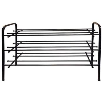 Полка для обуви ПО-3/70, 700х265х540 мм, 3 полки, металл чёрный - Премиум Сервис