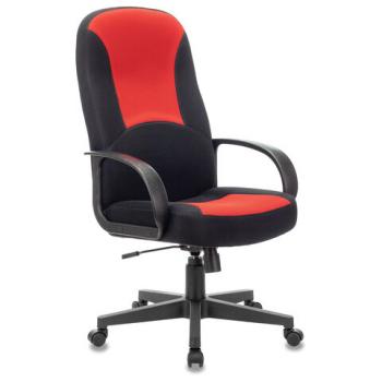 Кресло офисное BRABIX "City EX-512", ткань черная/красная, TW, 531408 - Премиум Сервис