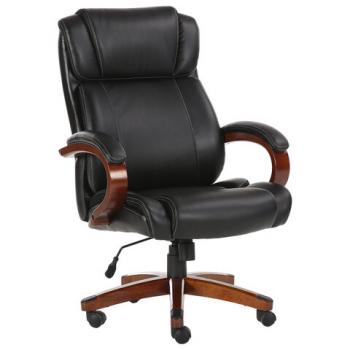 Кресло офисное BRABIX PREMIUM "Magnum EX-701", дерево, рециклированная кожа, черное, 531827 - Премиум Сервис