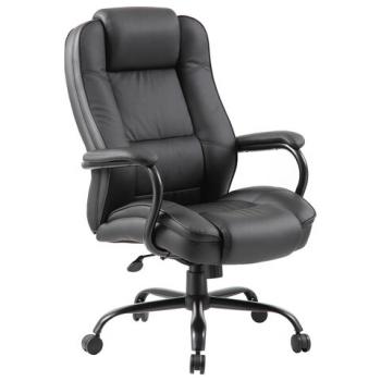 Кресло офисное BRABIX PREMIUM "Heavy Duty HD-002", усиленное, НАГРУЗКА до 200 кг, экокожа, 531829 - Премиум Сервис