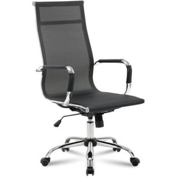 Кресло офисное BRABIX "Line EX-530", хром, сетка, черное, 531846 - Премиум Сервис