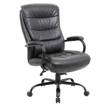 Кресло офисное BRABIX PREMIUM "Heavy Duty HD-004", НАГРУЗКА до 200 кг, экокожа, черное, 531942 - Премиум Сервис