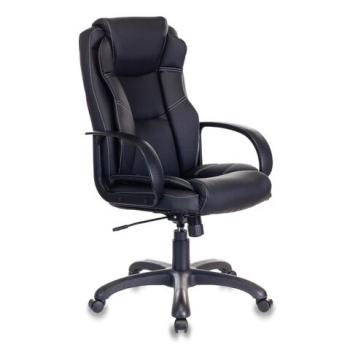 Кресло офисное CH-839/BLACK, экокожа, черное - Премиум Сервис