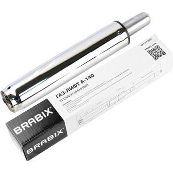 Газлифт BRABIX A-140 стандартный, ХРОМ, длина в открытом виде 413 мм, d50 мм, класс 2, 532005 - Премиум Сервис