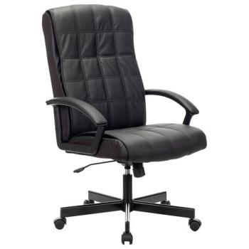 Кресло офисное BRABIX "Quadro EX-524", компактная упаковка, экокожа, черное, 532104 - Премиум Сервис