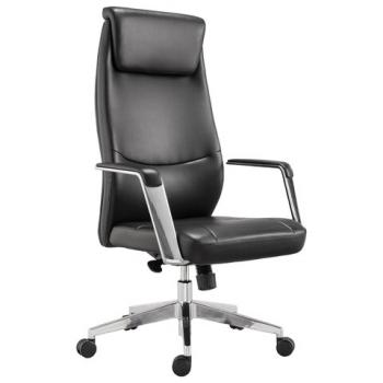 Кресло офисное BRABIX PREMIUM "Jazz EX-757", синхромеханизм, алюминий, экокожа, черное, 532489 - Премиум Сервис