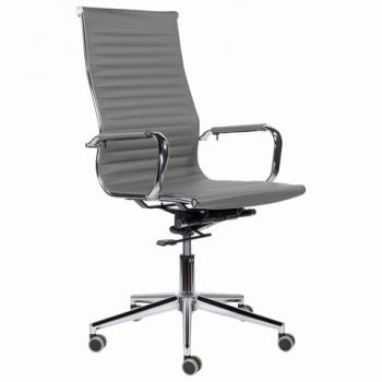Кресло офисное BRABIX PREMIUM "Intense EX-531", экокожа, хром, темно-серое, 532542 - Премиум Сервис