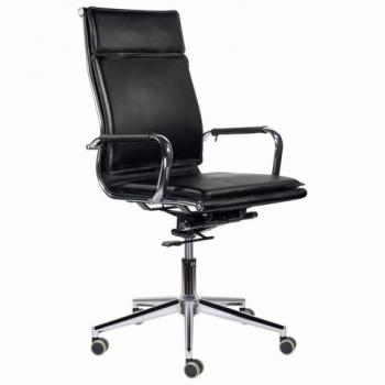 Кресло офисное BRABIX PREMIUM "Kayman EX-532", экокожа, хром, черное, 532543 - Премиум Сервис