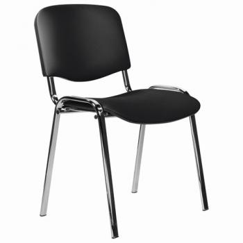 Стул STAFF "Iso Lite CF-008", хром, кожзам черный (Z-11), 532567 - Премиум Сервис