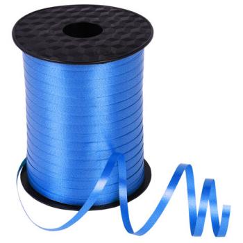 Лента упаковочная декоративная для шаров и подарков, 5 мм х 500 м, синяя, ЗОЛОТАЯ СКАЗКА, 591807 - Премиум Сервис