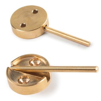 Опечатывающее устройство с флажком, диаметр 27 мм, длина флажка 7 см, латунь - Премиум Сервис