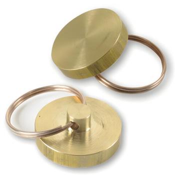 Печать металлическая к опечатывающим устройствам (600411, 601926, 601925), диаметр 25 мм, латунь - Премиум Сервис