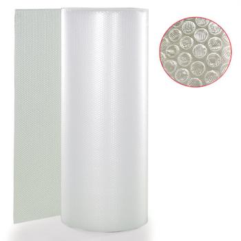 Пленка воздушно-пузырчатая 2-слойная, ширина 1,2 м, длина 100 м, плотность 75 г/м2 - Премиум Сервис