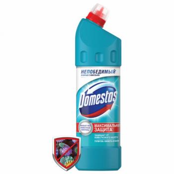 Чистящее средство 1 л, DOMESTOS (Доместос) "Свежесть Атлантики", с отбеливающим эффектом - Премиум Сервис