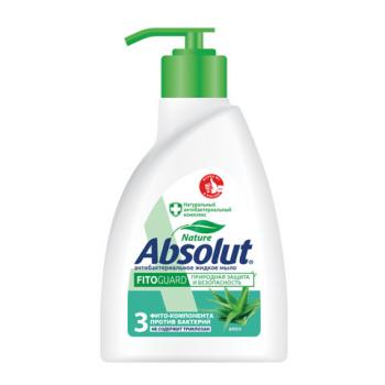 Мыло жидкое антибактериальное 250 мл ABSOLUT (Абсолют) "Алоэ", дозатор, не содержит триклозан, 5064, 5009, 5064 - Премиум Сервис