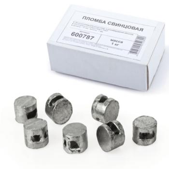 Пломбы свинцовые, диаметр 10 мм, высота 7 мм, упаковка 1 кг - Премиум Сервис